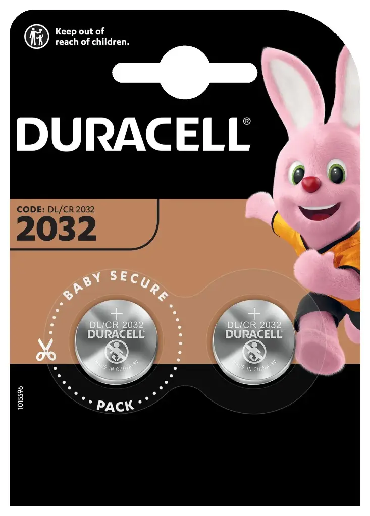 Batterie - Duracell - Knopfzelle CR2032 - 3.0V - Lithium 2St.