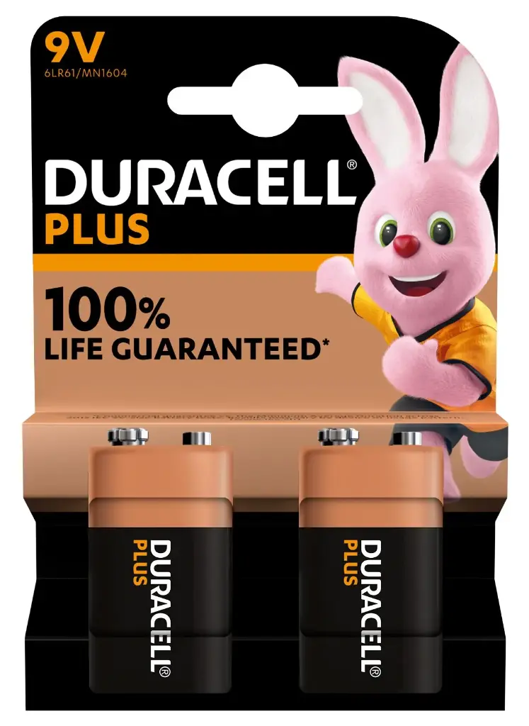 Batterie - Duracell - Plus NEW - 9V (MN1604/6LR61) - 2St.