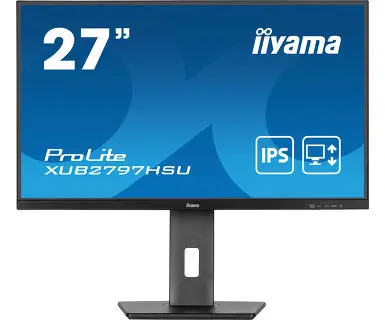 Monitor - Iiyama - ProLite - 27" - Flach - XUB2797HSU-B2