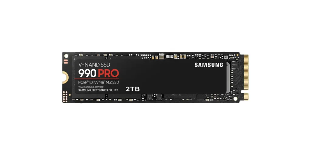 Festplatte - SSD - Samsung - M.2 PCI-E NVMe Gen4 - 990 PRO - Basic retail - 2TB