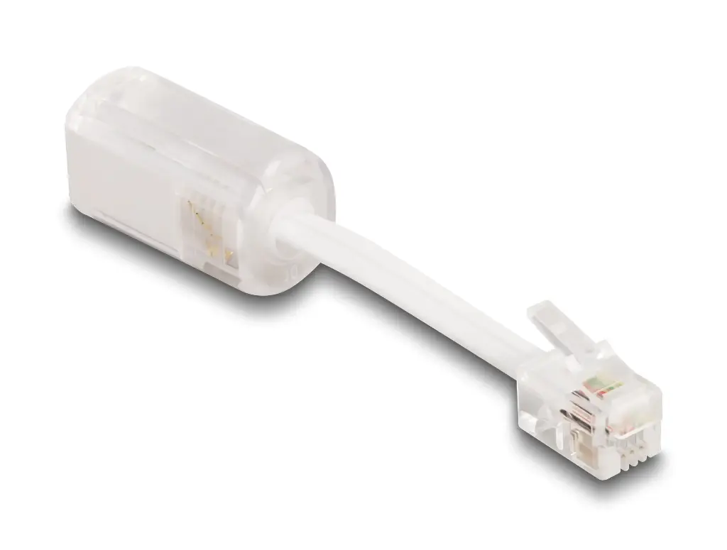 Delock - Telefonkabel-Verdrehschutz - Adapter RJ10 St zu RJ10