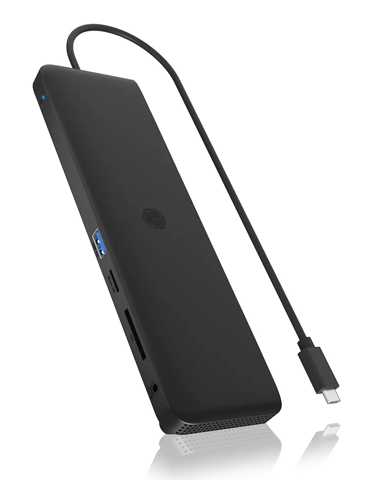 Dockingstation - IcyBox USB Type-C mit dreifach Videoausgabe retail