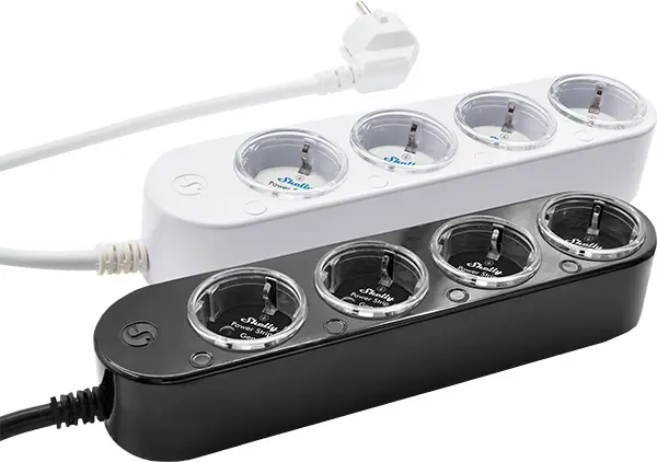 [Shelly_PS4_Gen4_s] Steckdosenleiste - Shelly - Plug & Play Power Strip 4 Gen4 - Smart (Schwarz)