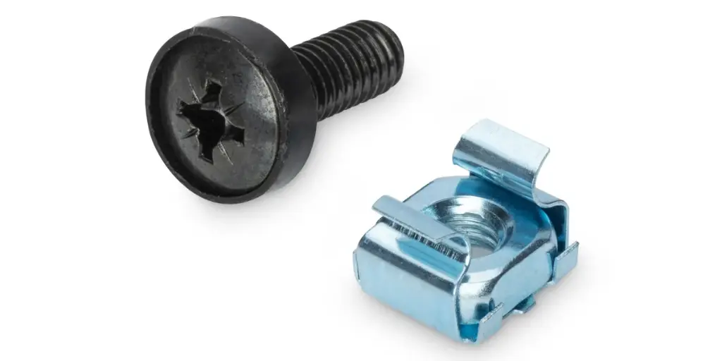 Digitus - Montage Set 10"/19" Komponenten M6 - 50 Stück schwarz