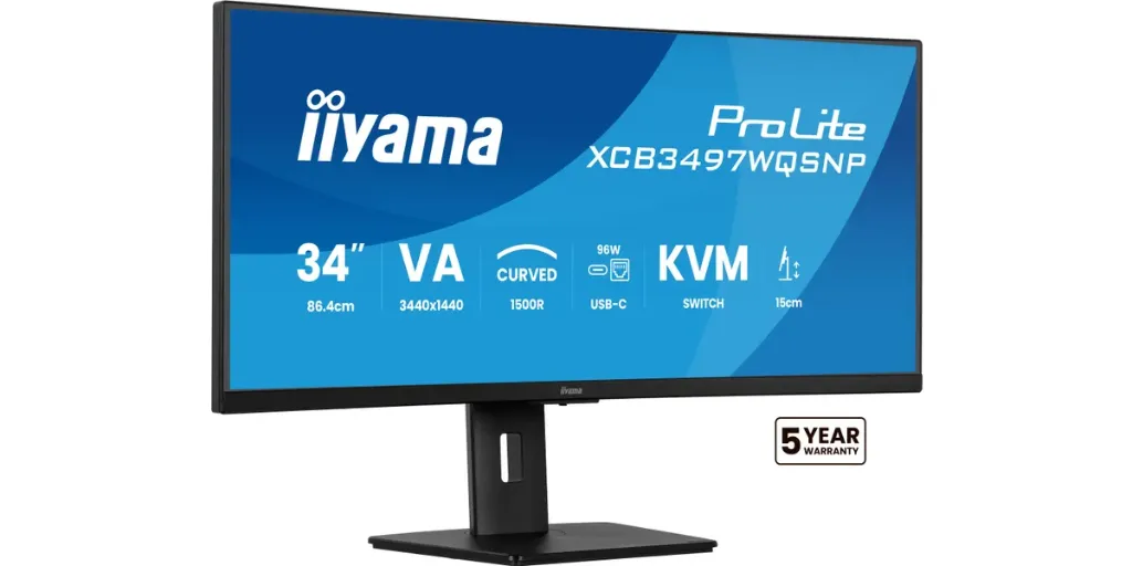 Monitor - Iiyama - 34'' - Curved - XCB3497WQSNP-B1