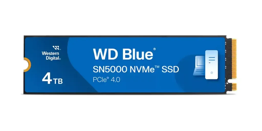 Festplatte - SSD - WD-Blue M.2 2280 4TB NVMe SN5000 intern