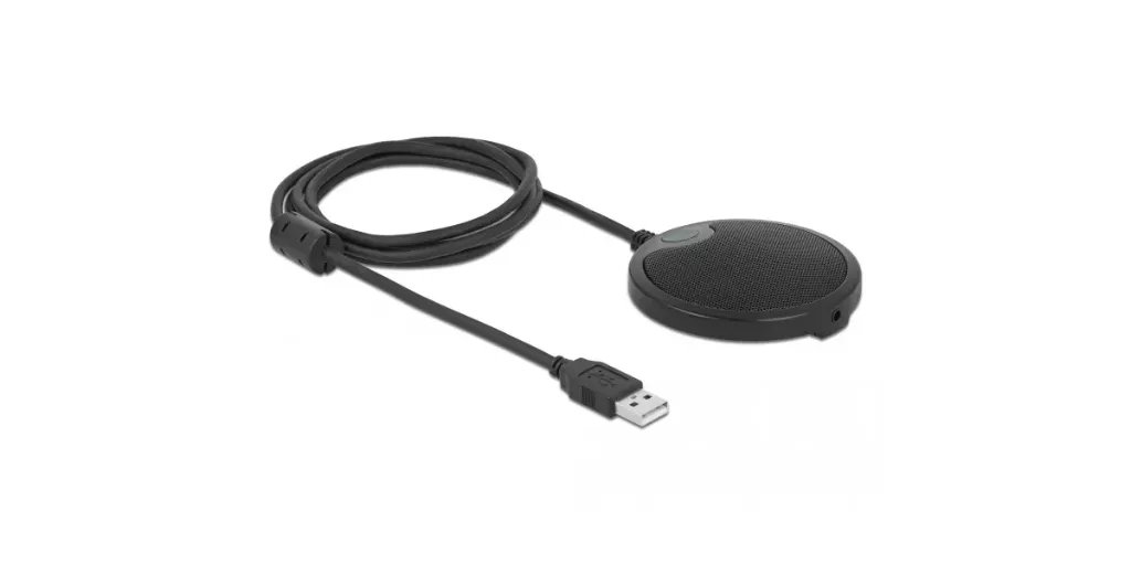 Mikrofon - DELOCK USB Kondensator Mikro Omnidirektional für Konferenzen