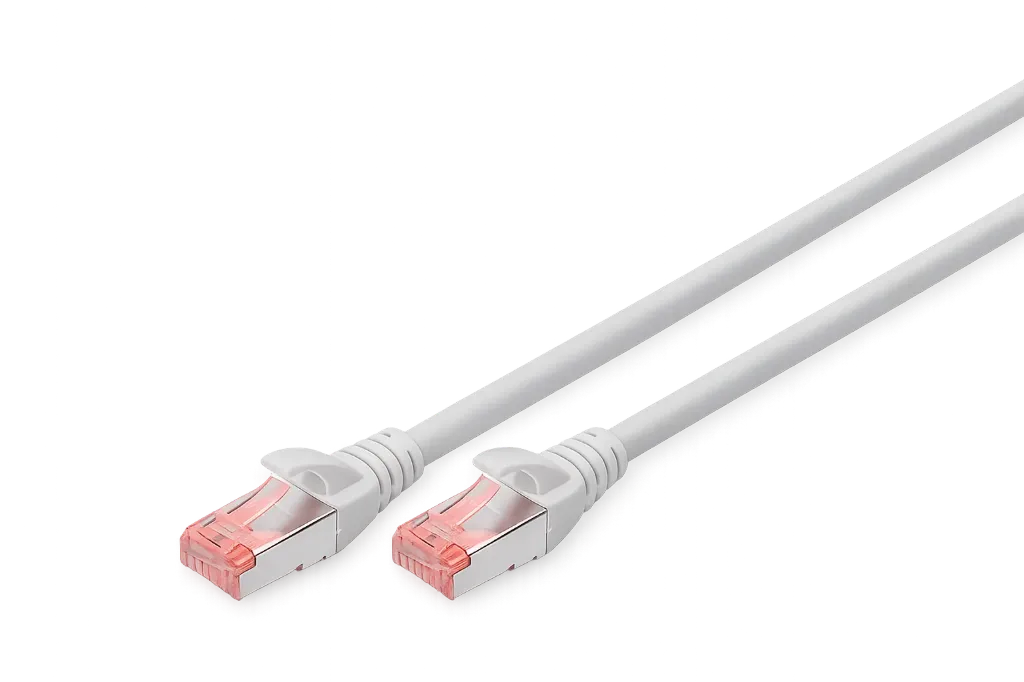 [PATCH-CAT6-0025-G] Kupfer Patchkabel - RJ45 - CAT6 (0,25 Meter, Grau)