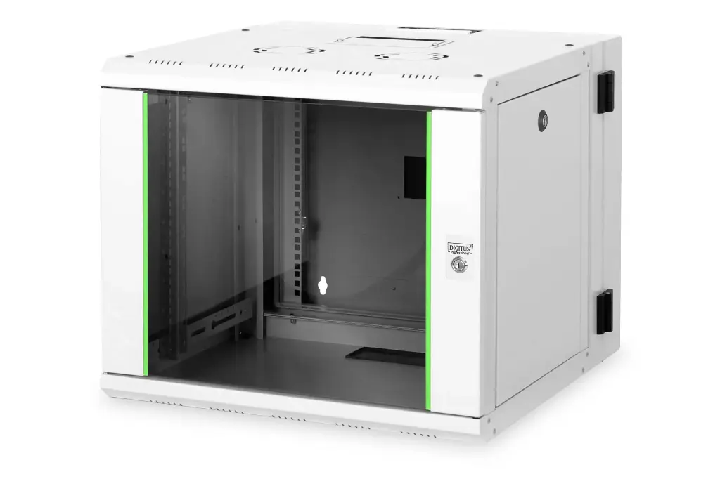 [DN-19-09U-6/6] Netzwerkschrank - Unique - 600x600 - 9U (grau)