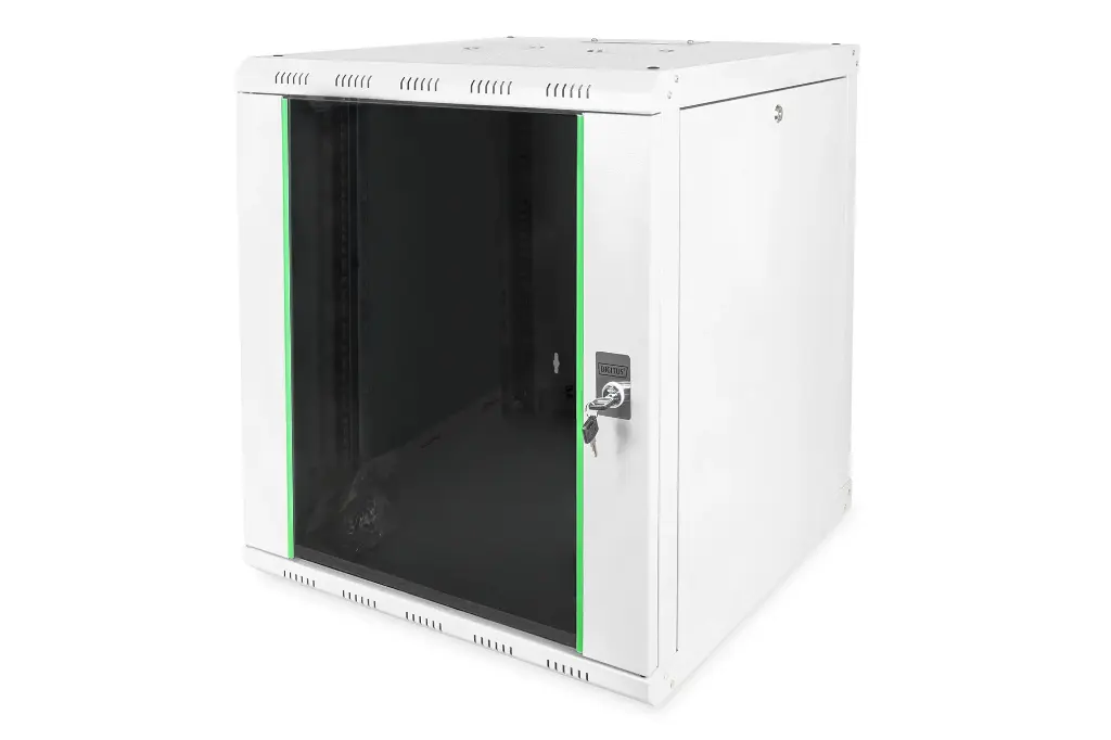 [DN-19-12U-6/6] Netzwerkschrank - Unique - 600x600 - 12U (grau)