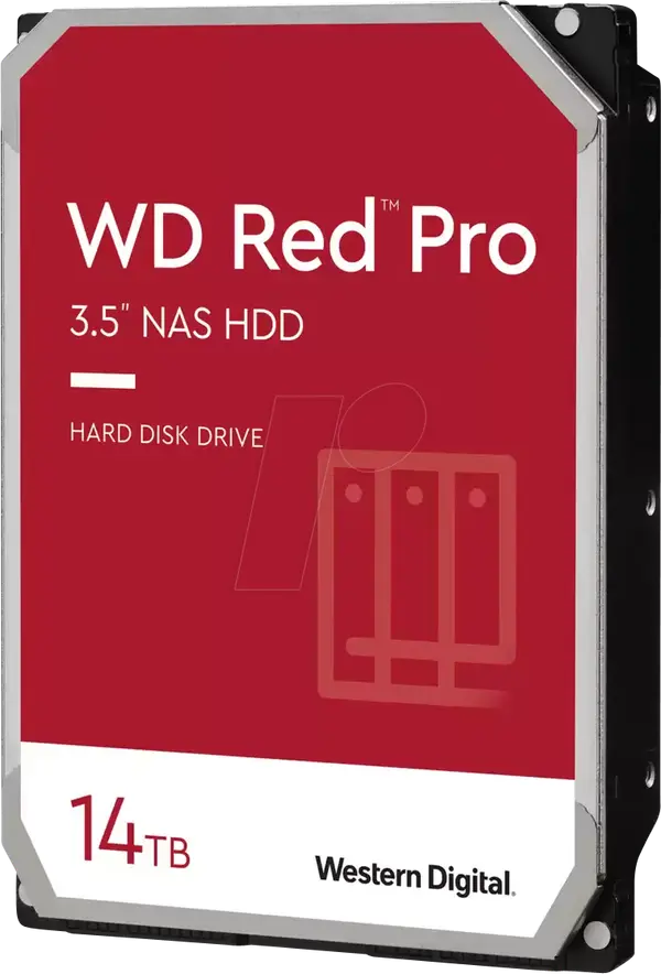 Festplatte - WD-Red - Pro 3,5'' - SATA3-7200 - 14TB