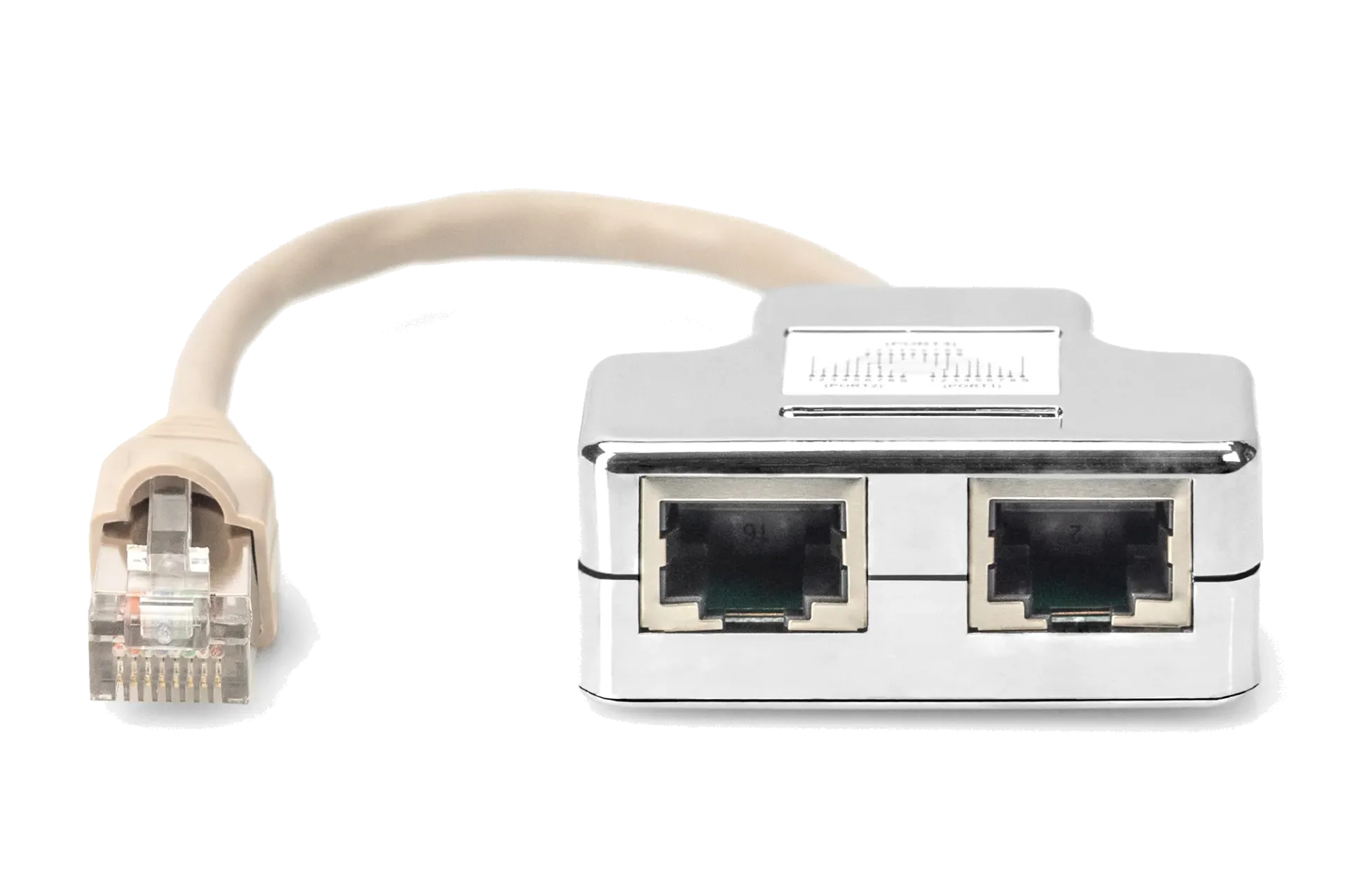 Netzwerk-Splitter - RJ45 - CAT 5e - geschirmt - 1:1